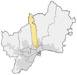 Location of Palma-Palmilla