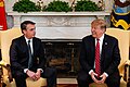 Image 101Brazilian President Jair Bolsonaro and United States President Donald Trump in 2019. Both are emblematic of a wave of neo-nationalist and globalisation-weary conservative populism in the second half of the decade. (from 2010s)