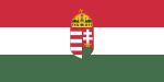 Flagge des Königreichs Ungarn 21. Dezember 1867 – 12. November 1918