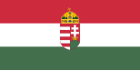 Flagge des Königreichs Ungarn (ungarische Reichshälfte)