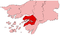 Location of Quinara Region in Guinea-Bissau