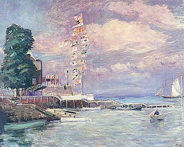 Le Grand Pavois, oil on canvas, 1901