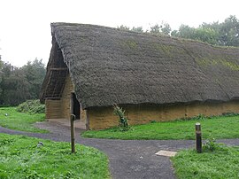 Reconstructed neolithic house