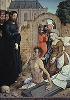 Resurrection of Lazarus, c. 1514-1519, Prado Museum, originally painted for the church of Saint Lazarus in Palencia.