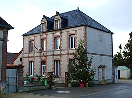The town hall in Linthes