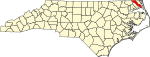 State map highlighting Camden County