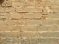 Quadermauerwerk aus Marès-Kalkstein Castell de sa Punta de n’Amer