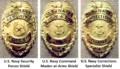 Figure 7: Law Enforcement Badges