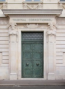 Former criminal court entrance