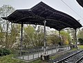 Buchschlag, Bahnhof, Perron-Schutzdach
