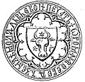 Seal of Roman I of Moldavia. 1392