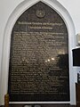 The list of outstanding scientists from the University of Königsberg in the cathedral