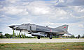 An F4E Phantom II aircraft with the Turkish Air Force (Türk Hava Kuvvetleri) takes off from Third Air Force Base Konya, Turkey, during Exercise Anatolian Eagle.