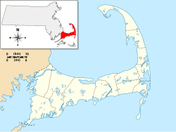 Spring Hill Historic District (Sandwich, Massachusetts) is located in Cape Cod