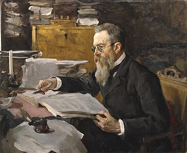 Portrait of Nikolai Rimsky-Korsakov (1898)