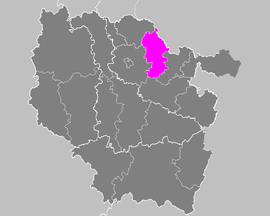 Location within the former region Lorraine