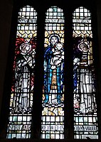 Whall window in St Mary's Church. Bleasby.Nottinghamshire. Image shown courtesy Diana Temperley.