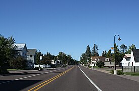Downtown Chassell along US Highway 41