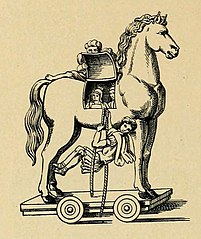 Trojan horse as depicted in the Histoire des jouets (1902)