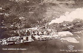 Papierfabrik Dynäs 1925