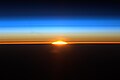 Image of an orbital sunrise taken by Garan.