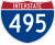 Interstate 495 Express marker
