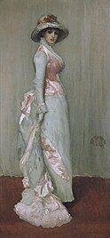 James McNeill Whistler, Harmony in Pink and Grey (Portrait of Lady Meux), 1881[304]