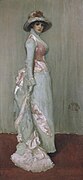 Nocturne in Pink and Gray, Portrait of Lady Meux 1881 oil on canvas