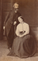 John Gwynn and his wife Lucy Josephine Gwynn, c.1863