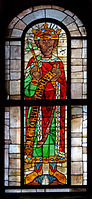 King David from Augsburg Cathedral, early 12th century. One of the oldest examples in situ.