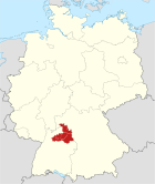 Lage der Region Heilbronn-Franken in Deutschland