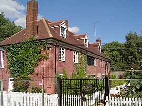 Lock-keeper's cottages at Old Ford Lock, used for filming The Big Breakfast