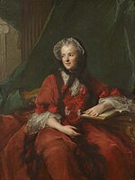 Marie Leszczyńska, Queen of France, Reading the Bible (1748) Versailles, Musée national du Château et des Trianons