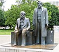 Image 5Statues of Karl Marx and Friedrich Engels in the Marx-Engels-Forum, Berlin (from Culture of East Germany)