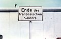 Sektorengrenze in Heiligensee, 1982