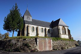 The church in Mont-Saint-Martin