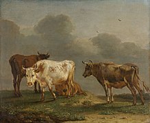 Four Cows in a Meadow (1651)