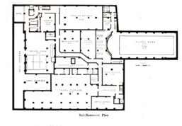 Floor plan of the sub-basement