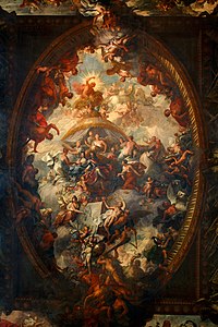 Triumph of Peace and Liberty over Tyranny, Painted Hall, Greenwich Hospital, 1708–1712