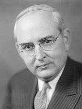 President Pro Tempore Arthur H. Vandenberg of Michigan
