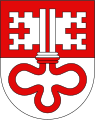 Wappen von Unterwalden mit Doppelschlüssel in verwechselten Farben, verwendet vom frühen 17. bis ins frühe 19. Jahrhundert.