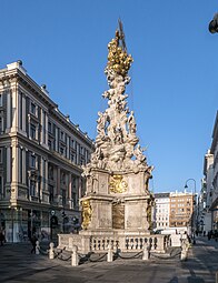 Plague Column, Vienna, Austria, by Matthias Rauchmiller and Johann Bernhard Fischer von Erlach, 1682 and 1694[43]