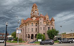 The Wise County Courthouse in Decatur, a Romanesque Revival structure, was added to the National Register of Historic Places in 1976.