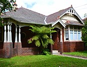 A Federation-inspired bungalow in the Sydney suburb of Randwick.