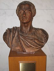Ceracchi's bust of Founding Father John Jay on display in the U.S. Supreme Court in Washington, D.C.