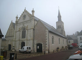 The church of Saint-Laurent, in Montlouis-sur-Loire