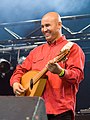 Algerian musician Abderrahmane Abdelli performing in Belgium