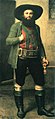 Andreas Hofer, mit dem typischen breitkrempigen, flachen Hut Südtiroler Gepräges (posthume Darstellung, Mitte 19. Jahrhundert)