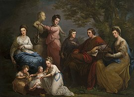 The Family of the Earl of Gower (1772), oil on canvas, 150.4 x 208.2 cm., National Museum of Women in the Arts, Washington, D.C.