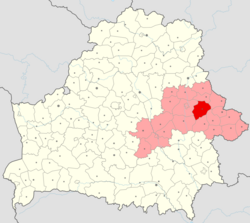 Location of Chavusy District